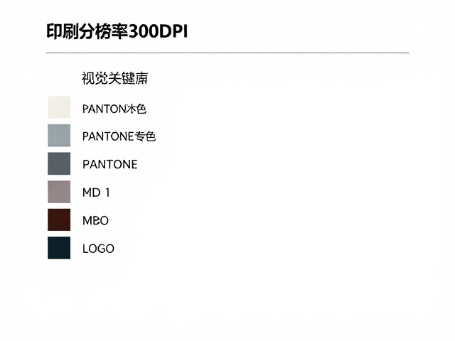 印刷标准300DPI与Pantone专色定位，单页MB级控制指南