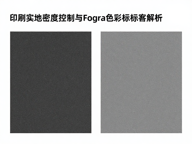 灰度单色印刷实地密度控制与Fogra色彩标准解析