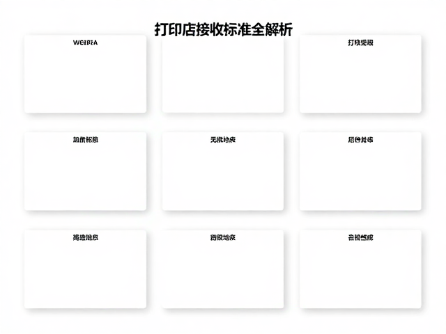 打印店接收标准的全流程解析