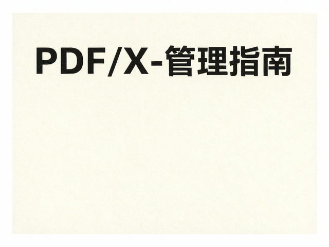 PDF/X-1a规范对专色数据的封装与传输逻辑