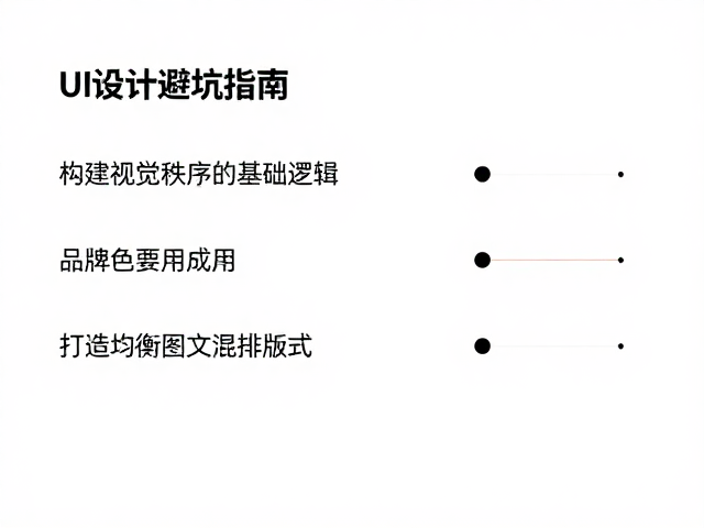 UI设计避坑指南,对齐原则,品牌色应用,打造均衡图文混排版式