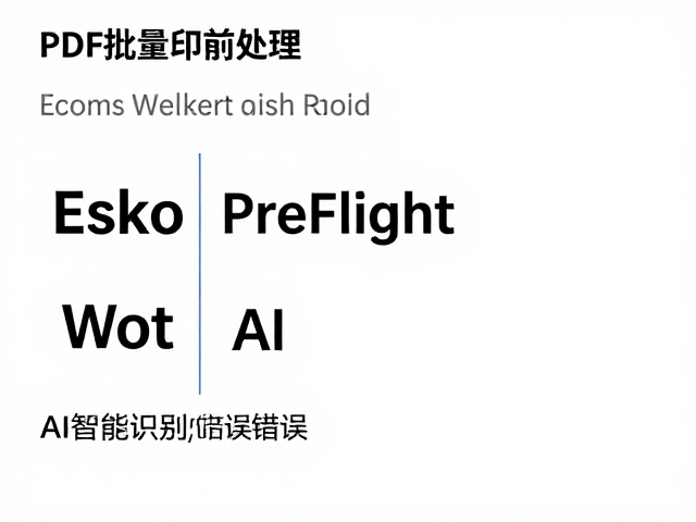 Esko PreFlight 的标准化校验逻辑与行业实践