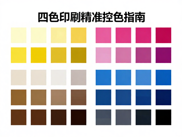四色印刷精准控色的实操细节