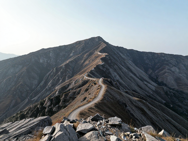第一视角延时摄影,穿越崎岖山路,记录登顶全过程的绝美风景