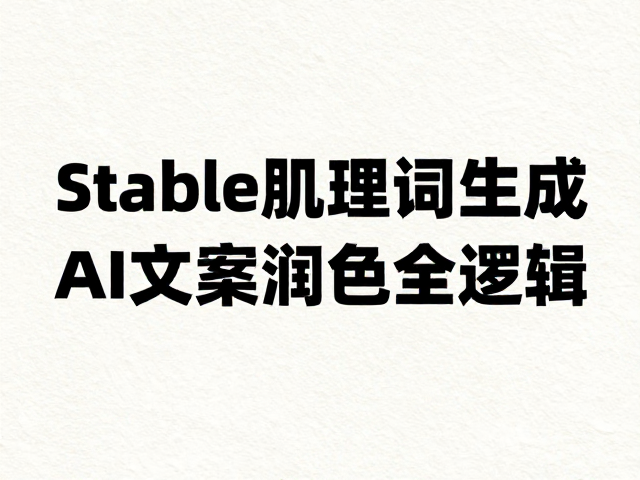Stable Diffusion肌理插画生成，人工精修排版，AI文案润色全攻略