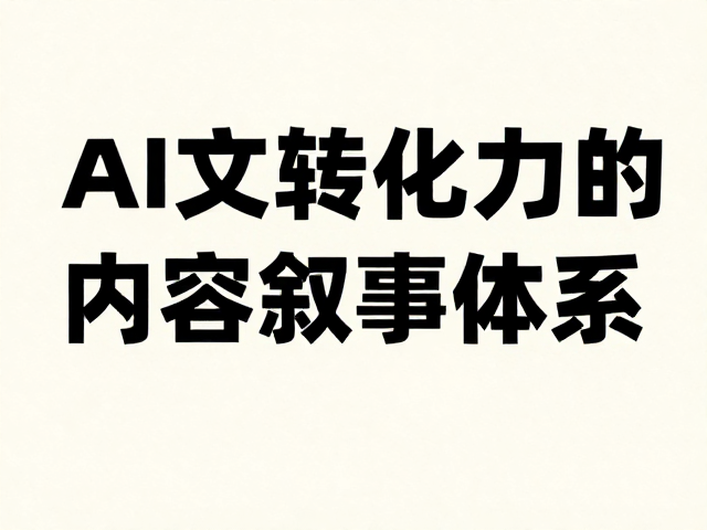 AI文案润色:构建高转化力的内容叙事体系