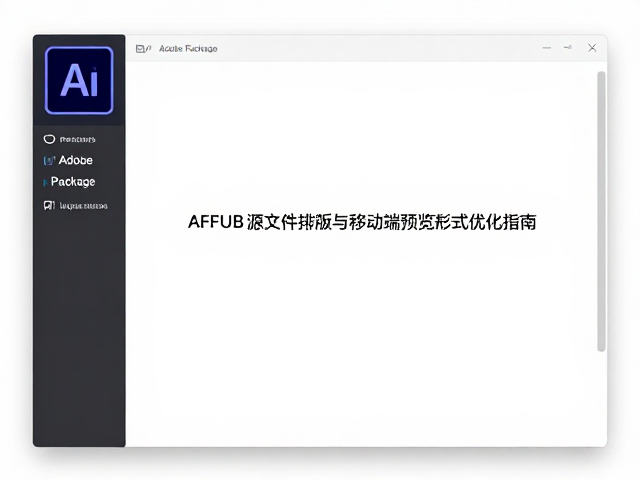AFPUB源文件排版规范与Adobe InDesign协同