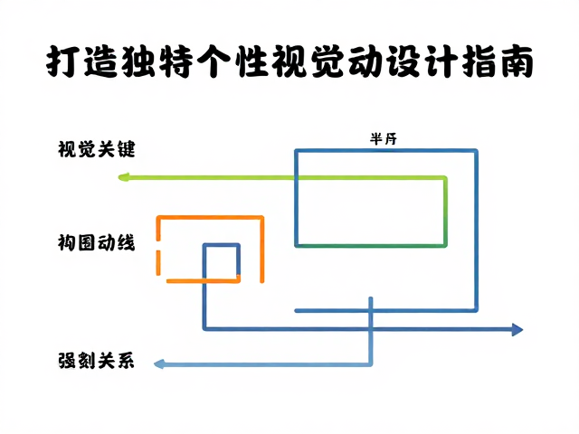 色彩与留白在动线构建中的从属关系