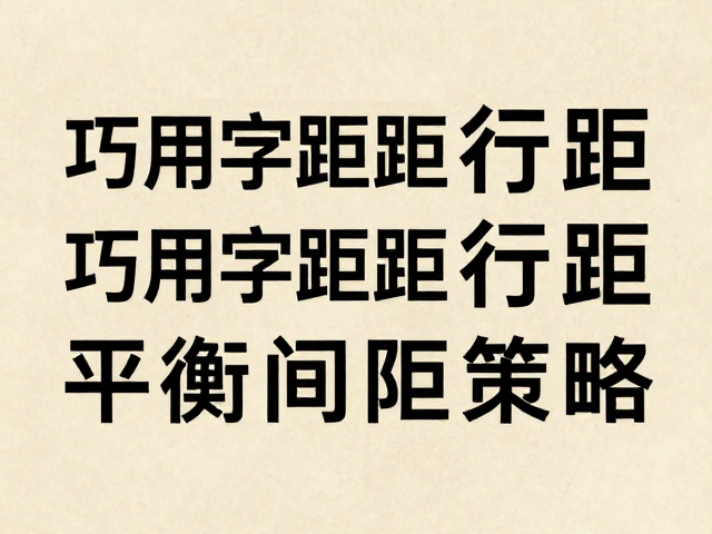 场景化适配：不同媒介下的间距策略