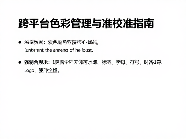 爱色丽校色仪，跨平台色彩管理与亮度均匀性精准校准指南
