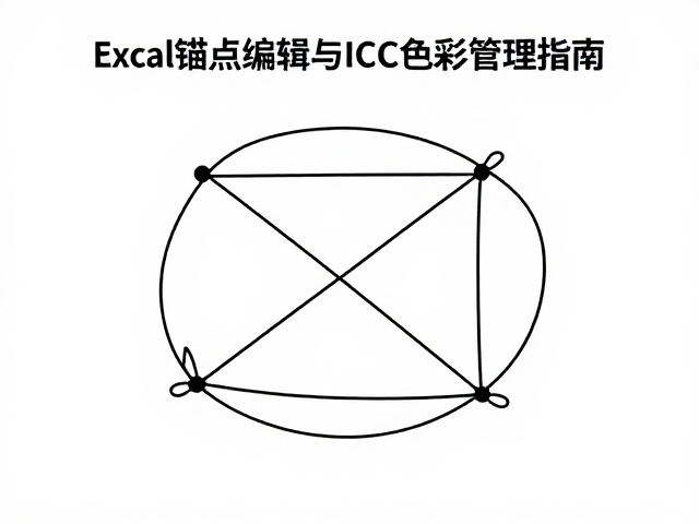 Excalidraw钢笔锚点编辑与ICC色彩管理指南