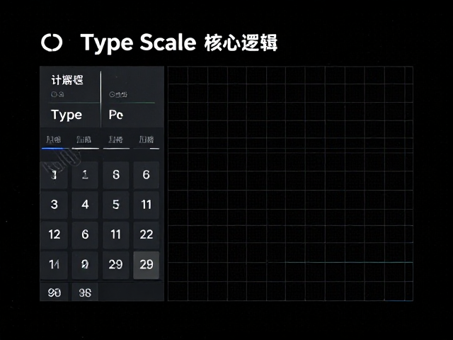 Type Scale字号计算器，动态网格，加速UI设计流程，提升排版效率