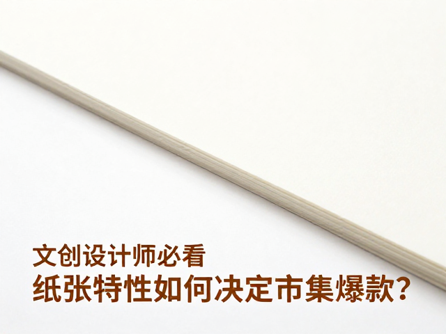 文创设计师必看，纸张特性如何决定市集爆款？