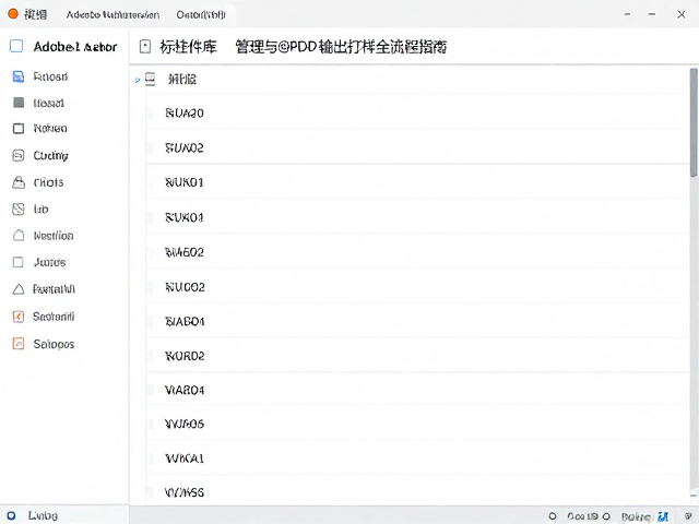 输出前端的打样配置与视觉校验