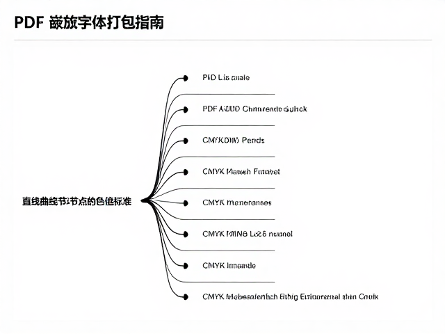 直线曲线节点处理与CMYK印刷色值标准