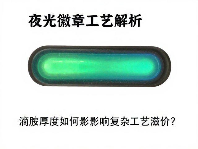 夜光徽章工艺解析，滴胶厚度如何影响复杂工艺溢价？