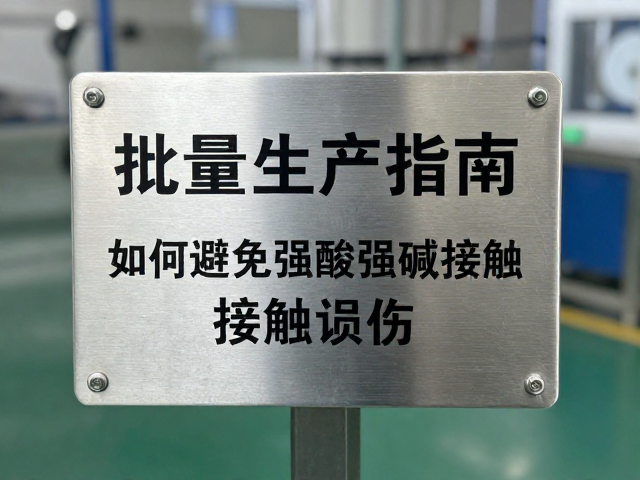 不锈钢标牌批量生产指南，如何避免强酸强碱接触损伤