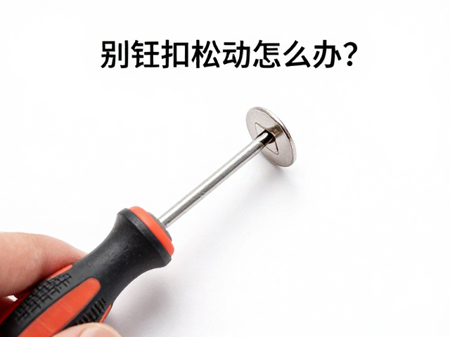别针扣松动怎么办？用螺丝刀快速修复固定指南