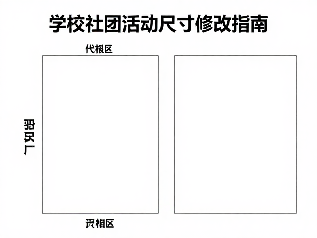 学校社团活动尺寸修改指南，快速调整海报与横幅规范