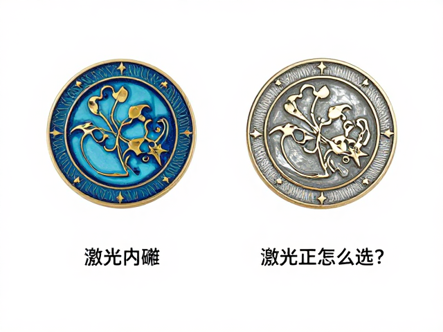 真珐琅徽章与激光内雕工艺解析，滴油冷珐琅怎么选？