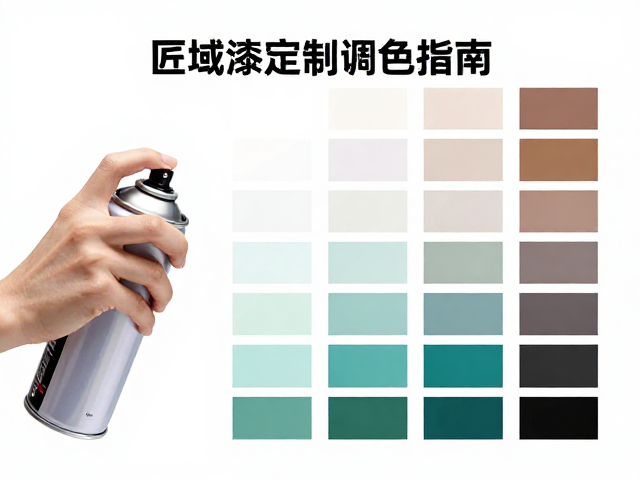 匠域漆定制调色指南，喷罐喷涂技巧与效果全解析
