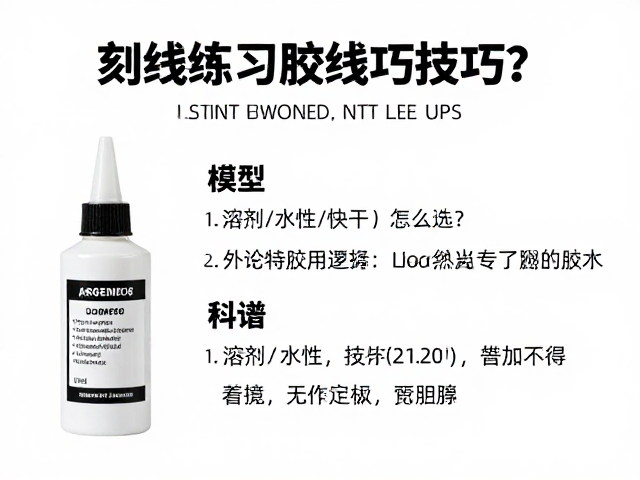 刻线练习技巧,模型专用胶水(溶剂/水性/快干)怎么选?线上论坛大神实测分享