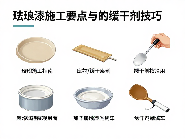 珐琅漆施工指南,底漆处理要点与缓干剂使用技巧