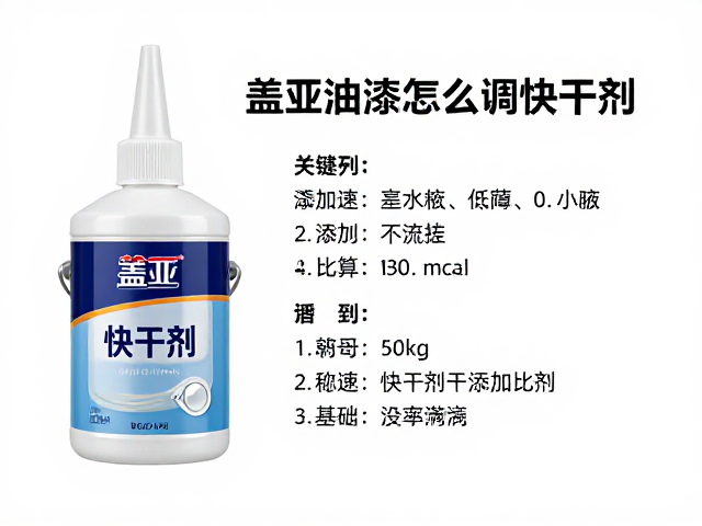盖亚油漆怎么调快干剂?细节刻画不流挂,施工提速指南