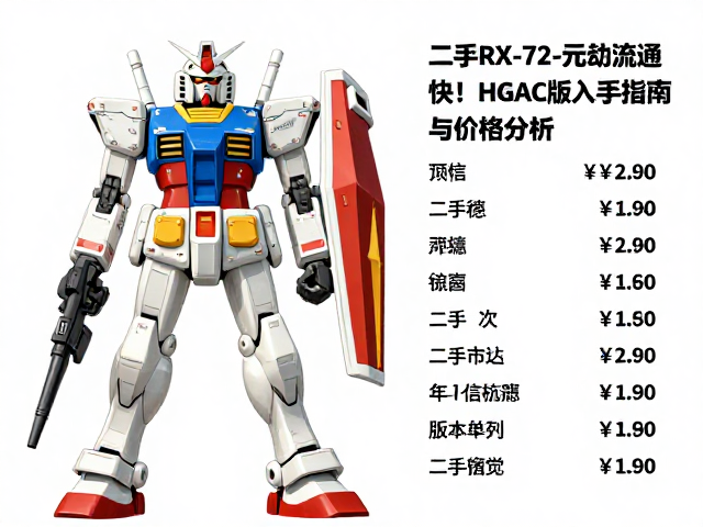 二手RX-78-2元祖高达流通快！HGAC版入手指南与价格分析