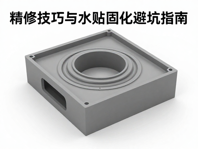 3D打印素组教程,精修技巧与水贴固化避坑指南