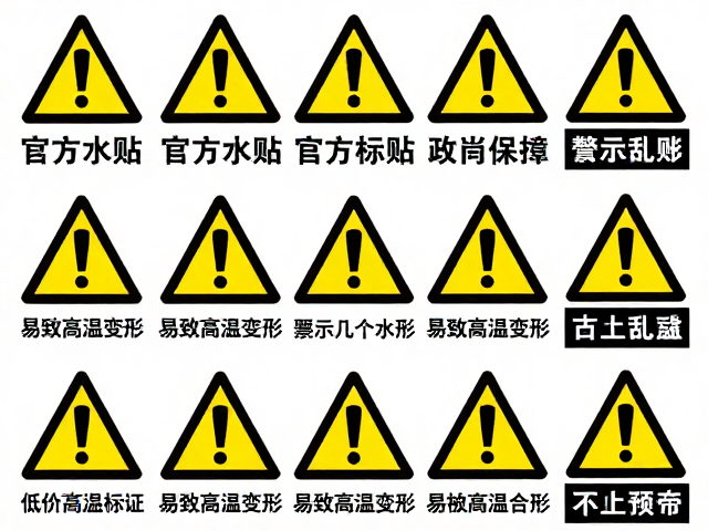 官方水贴几十至百元，警示标识缺失易致高温变形