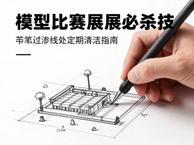 模型比赛参展必杀技,勾线笔使用与渗线处定期清洁指南