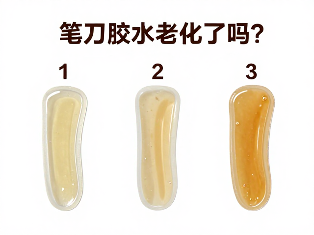 笔刀胶水老化了吗？3步写实检查法，告别粘手断裂