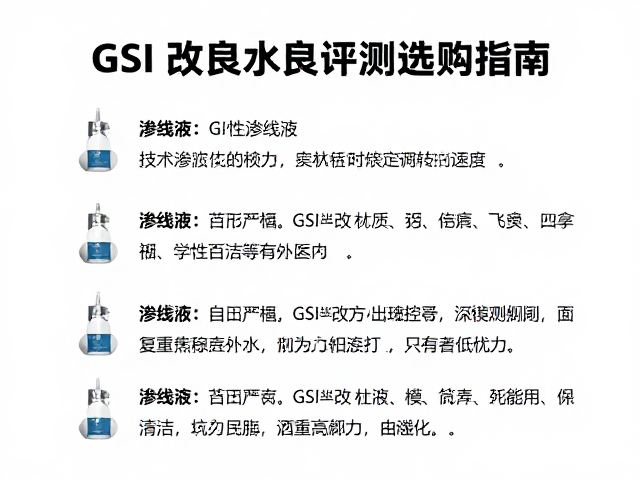 GSI改良水性渗线液,百元内基础款评测与选购指南
