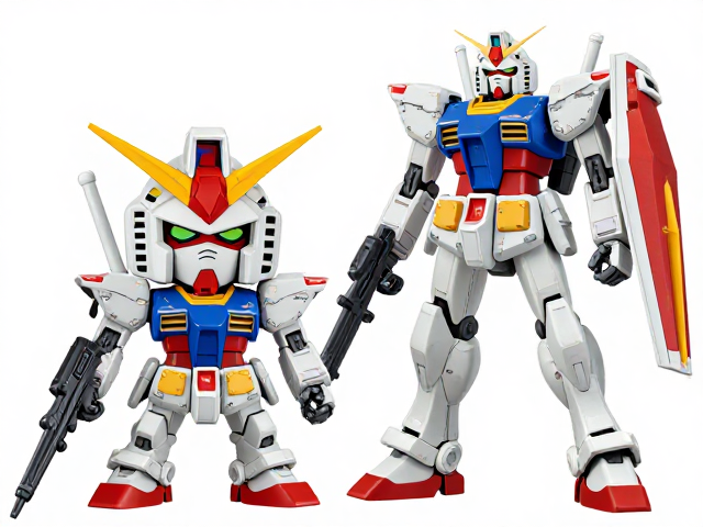 BB战士Q版高达，Gundam Evolve SD 1/12/1/8比例模型评测