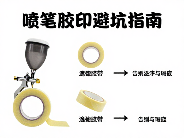 喷笔与水转印避坑指南，遮蔽胶带正确用法，告别溢漆与瑕疵