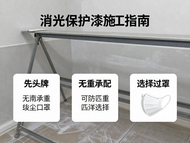 消光保护漆施工指南，支架承重匹配与防粉尘口罩选择