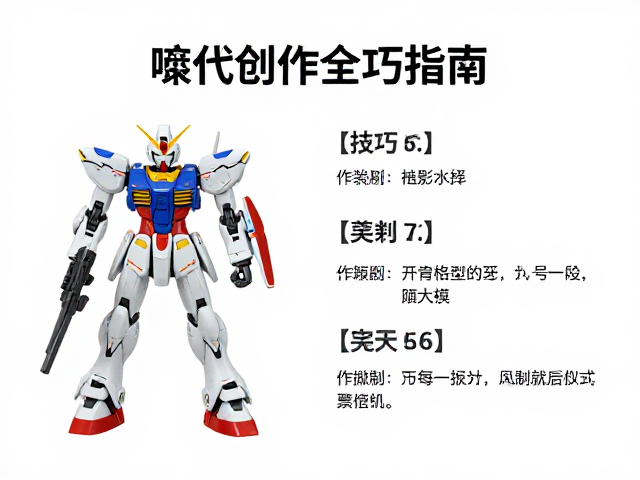 日本万代基础剪件技巧,喷涂创作全流程指南