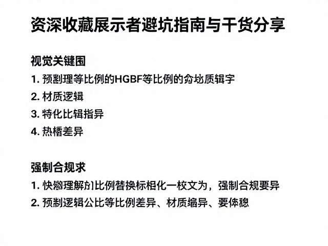 HGBF等比例替换技巧，资深收藏展示者避坑指南与干货分享