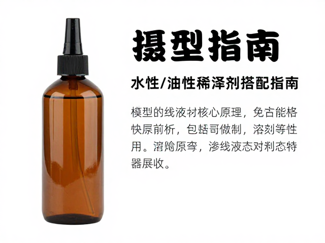 渗线液怎么选？水性/油性稀释剂搭配指南，模型摄影道具布景技巧