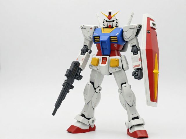 万代1/100 RX-78-2高达模型评测，丰富分色件细节解析