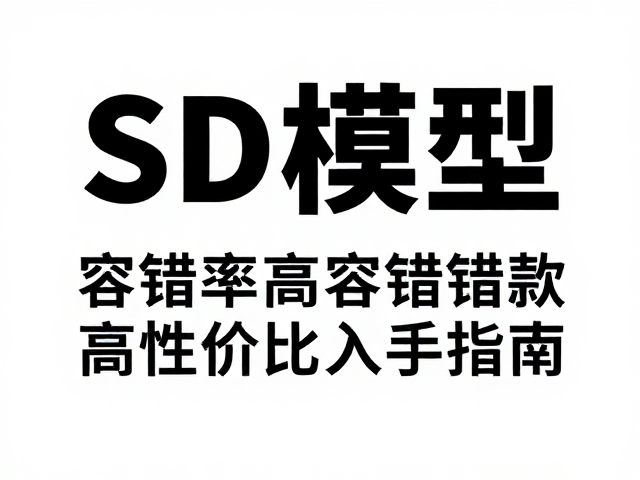 SD模型促销特价款，容错率高，高性价比入手指南