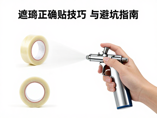 气泵喷笔使用指南,遮蔽胶带正确粘贴技巧与避坑指南