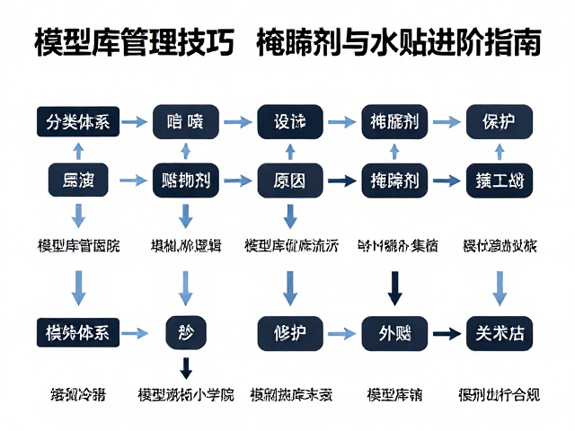 模型库管理技巧,掩蔽剂分色喷涂与水贴进阶指南