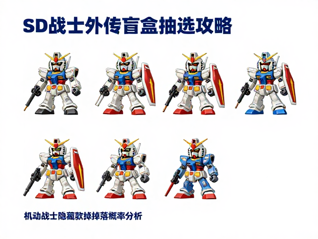 SD高达外传盲盒抽选攻略，机动战士高达隐藏款掉落概率分析