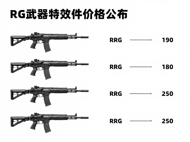 RG武器特效件价格公布,最新型号与选购指南