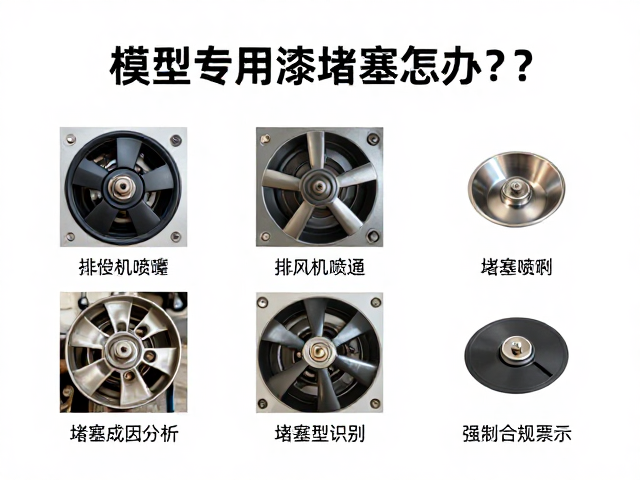 模型专用漆堵塞怎么办?排风机喷嘴疏通与油性漆养护全攻略