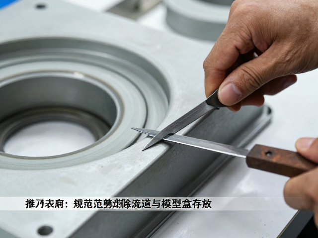 注塑模具维护，如何规范剪除流道与模型盒存放？推刀使用技巧详解