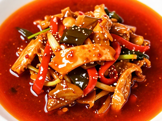 红油味型食材的预处理与调味逻辑
