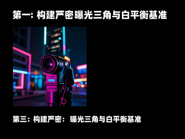 第一步:构建严密的曝光三角与白平衡基准